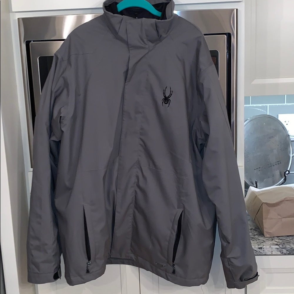 Men’s Spyder parka sz XL- removable fleece lining.